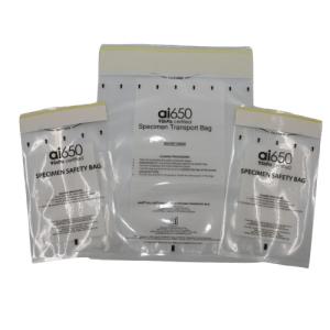 China Sizes Plastic Yellow Red LDPE Zipper Medical Biohazard Specimen Carrier Transport Bag With Pocket wholesale