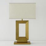 Square Shaped Fabric Table Lamp