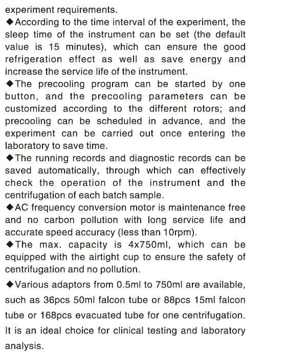 CLT55 Medical Centrifuge Machine With 4x750ml Swing Rotor 40x15ml Angle Rotor