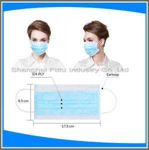 China Disposable Nonwoven 3-ply Surgical Medical Face Mask with Ties or Earloop/ Doctor Surgical Masks with CE wholesale