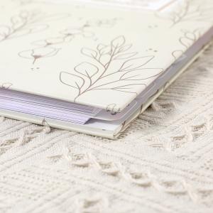 Custom Printing Hardcover Wedding Planner Notebook Spiral Binding Diary Journal