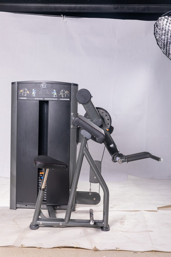 Commercial Gym Equipment Pin Loaded Training Seated Bicep&triceps Dual Function Fitness Equipment