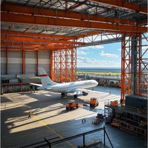 China Galvanized Steel Structure Aircraft Hangar Anti Corrosion High Intensity wholesale