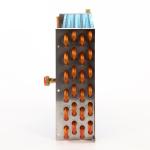 Heat Exchanger AC Condenser Coil Stainless Steel Copper Tube Fin