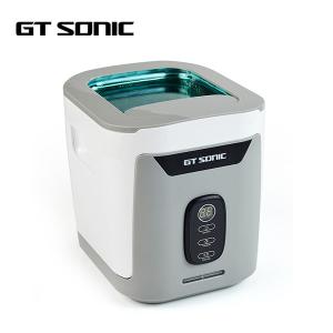 China Stainless Steel Ultrasonic Glasses Cleaner Transparent Lid Touch Panel wholesale