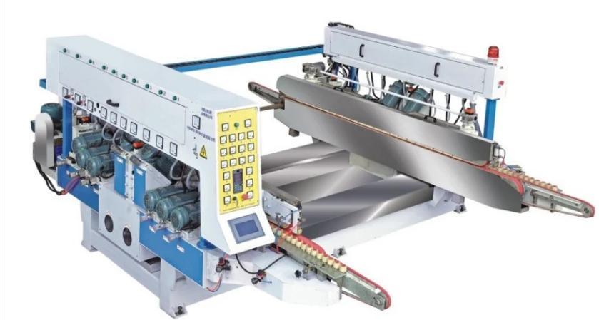 Fast High Speed Auto Round Edge Polishing Edging Machine Polisher for Glass Production Line Double Edge Grinding Machine