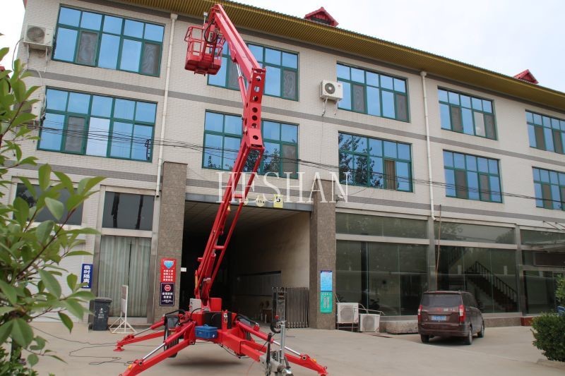 Telescopic Articulated Cherry Picker 16m Electric Towable Access Platform