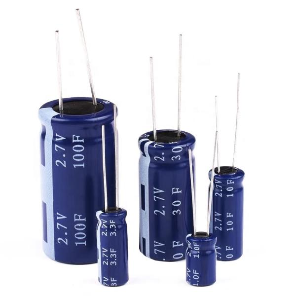 super capacitor 2.7V 3.3F 5F 10F 20F 50F 100F Electric Double Layer 5F 2.7V for Intelligent Watch
