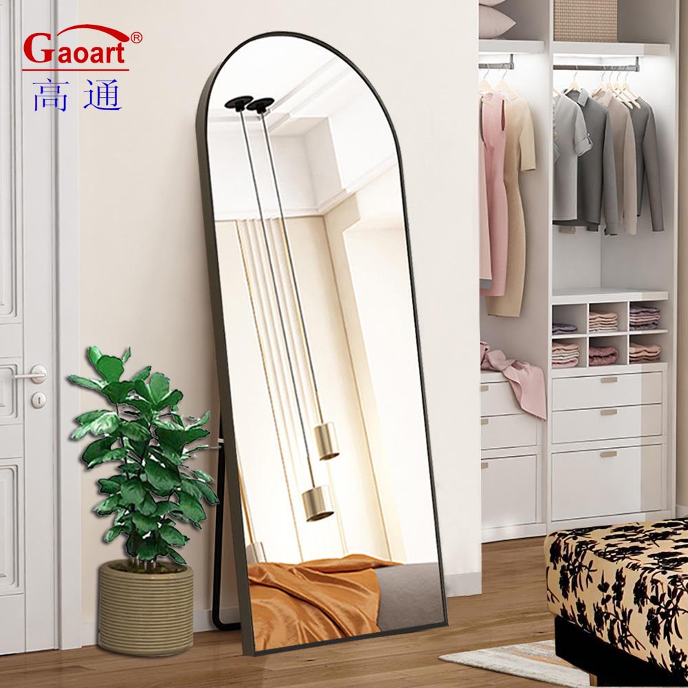 Customized Size Full Length Polished Round Wall Mirror for Bathroom Occasion Ever day