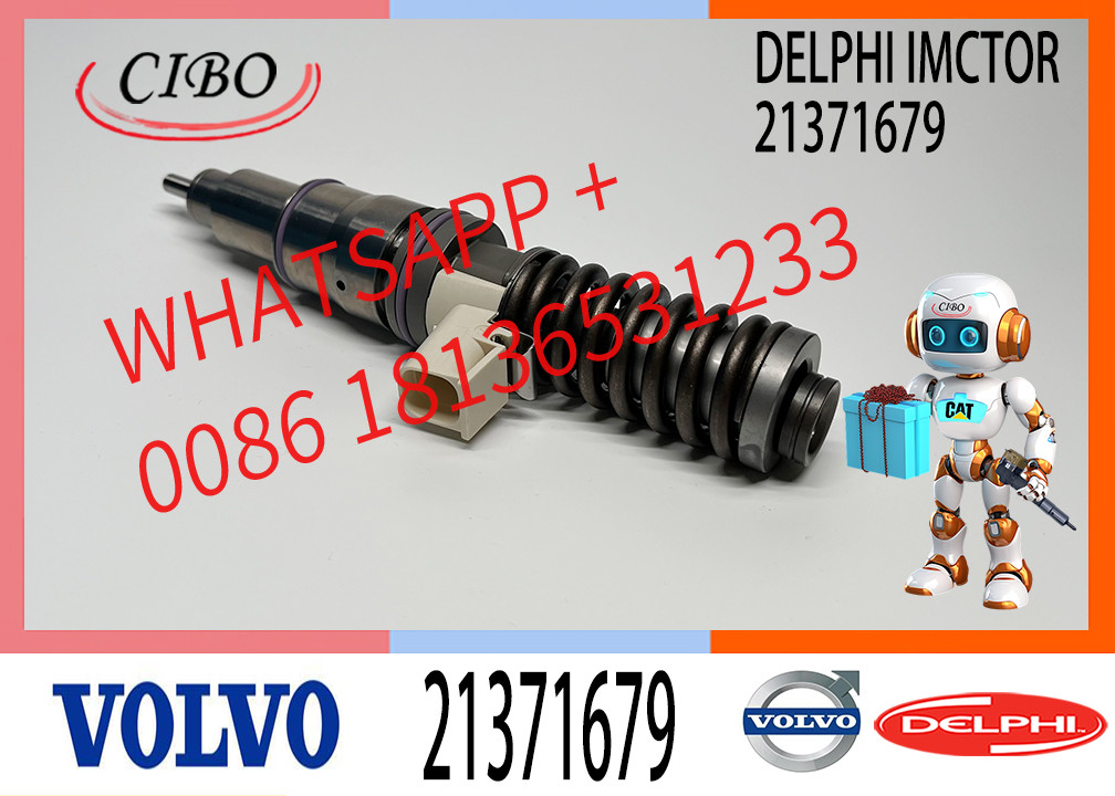 Electronic Injector BEBE4D25001 BEBE4D25002 21371679 21371676 Injector E3 Nozzle L322 321PBC for For VOL-VO Mack MD13 Engine