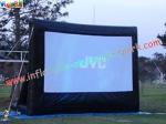 Motorized Projection Commercial Grade 0.55mm Inflatable Movie Theater Screen