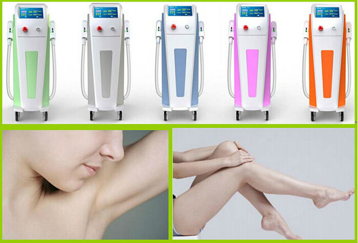 2016 high tech double handles IPL+SHR hair removal beauty machine with CE approved