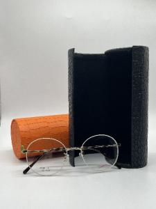 China Multicolor Unisex Reading Glasses Case Lines Printed With Magnet Button Flag wholesale