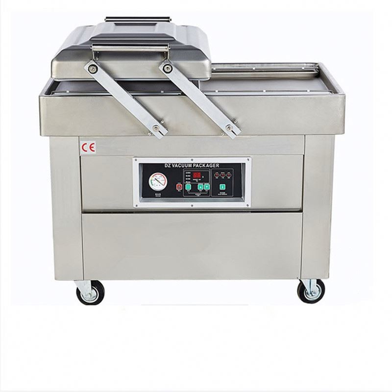 Double Chamber Vacuum Packing Machine , Heat Sealing Industrial Vacuum Sealer