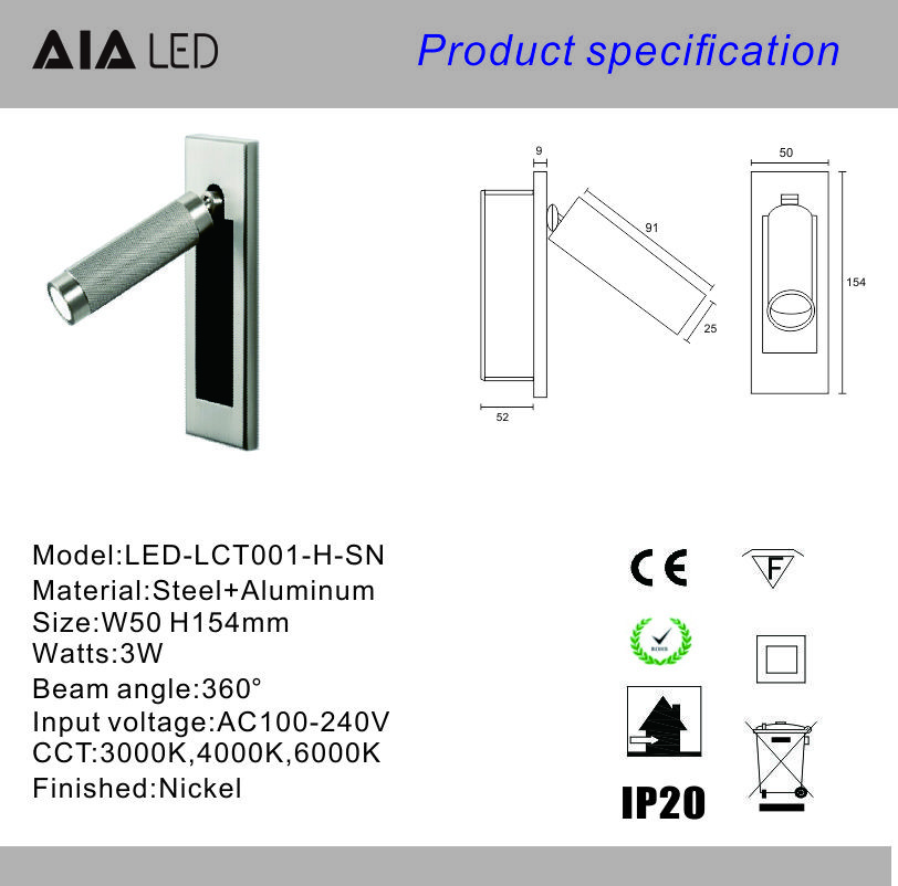 bed board light led reading lamp headboard wall light patterned led reading lamp for bedside reading light hotel