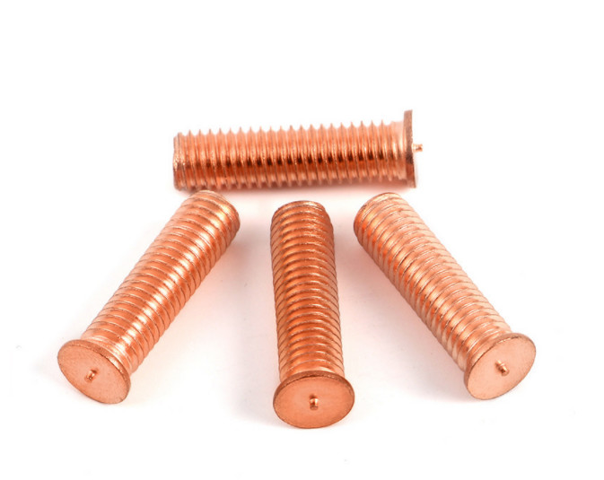 Grade 4.8 ARC Welding Studs Thread Bolts Mill Steel Copper Plated M8X15