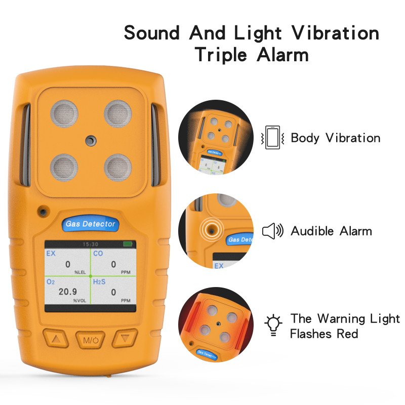 Portable 4 in 1 ES30A with CE|FCC approval for Flammable|Toxic gas leak test used in coal mine