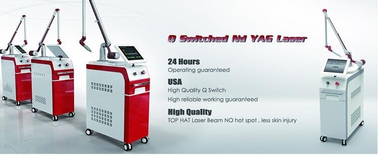 New design hot sale Laser nd yag q-switched tattoo removal machine