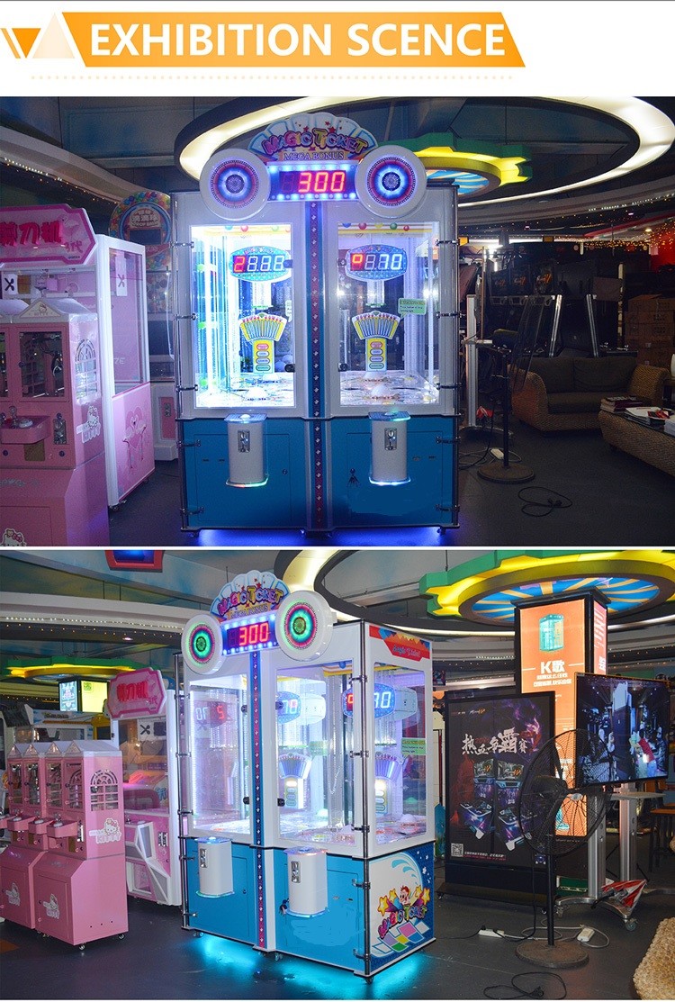 Dual Player Redemption Arcade Machines / Ball Drop Game Machine CE Certificate