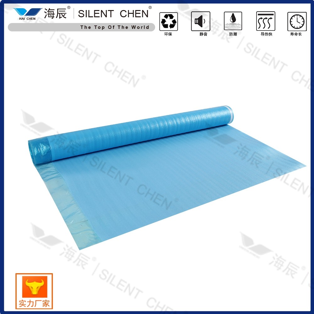 2mm EPE Blue Foam Hardwood Flooring Underlay 200 Sq Ft/Roll