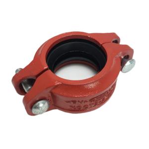 China FM UL ULC Ductile Iron Pipe Fitting Grooved Pipe Coupling wholesale
