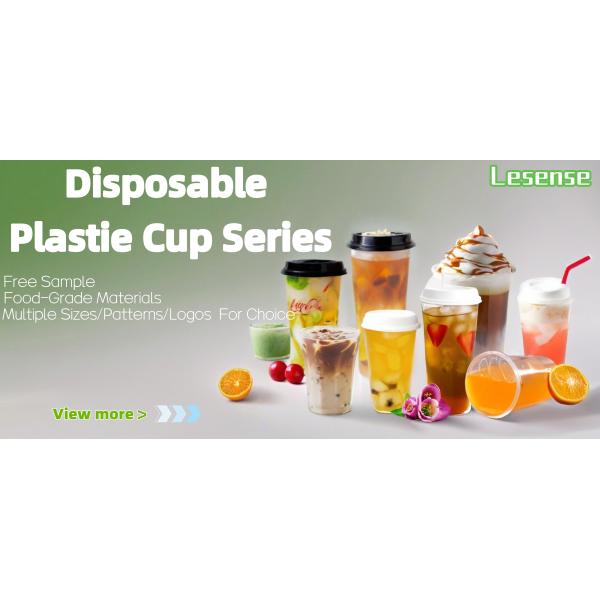 Custom 500ml U Shape PET Plastic Cups Disposable Cold Drink Boba Tea Coffee Cups Lids Hot Sale Logo Printed U Shape Plastic Cups