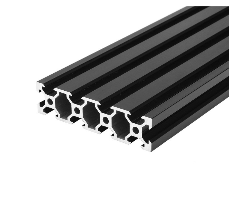 v slot aluminium 4080 C beam v slot linear rail Black Industry Extruded Aluminium Frame