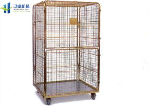 China 1000kg Capacity Roll Cage Trolley 4 Caster Corrosion Protection High Strength wholesale