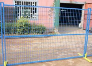 China 11ga 8ft Height Construction Site Fence Panels With Powder Coated wholesale