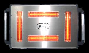 China Short Wave Car Paint 3000W Infrared Heat Lamp wholesale