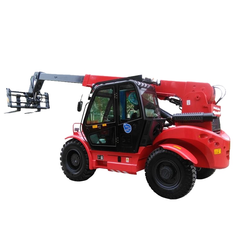 Smooth Construction with 4X4 Telescopic Handler Telescopic Boom Forklift