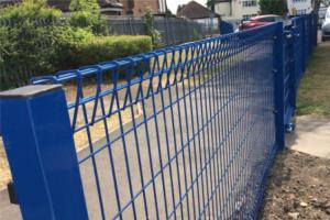 China PVC Welded Galvanized Iron Wire Mesh Fence 3D Garden Perimeter Fencing wholesale