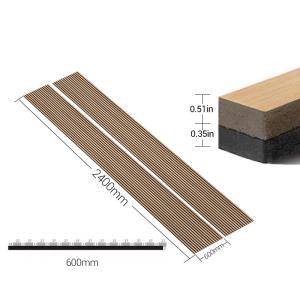China Standard Style Natural Oak Wooden Acoustic Slat Wood Wall Panels for Home Hotel wholesale