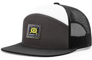 China Customized Snapback Mesh Trucker Caps 56cm Seven Panel Unisex wholesale