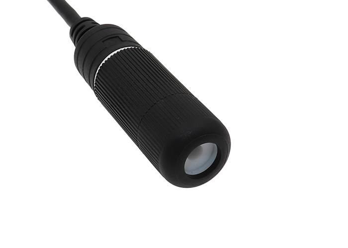 IP67 waterproof RJ45 cable assemblies black built in LED indicator, with1.25mm pitch