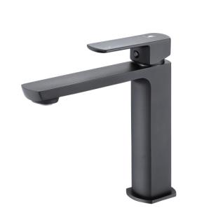 China PVD Electroplating Solid Brass Single Hole Basin Mixer Tap wholesale