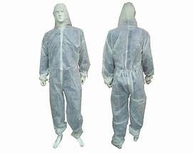 China Lightweight Body Disposable Protective Non Woven Coverall Gowns With Hood wholesale