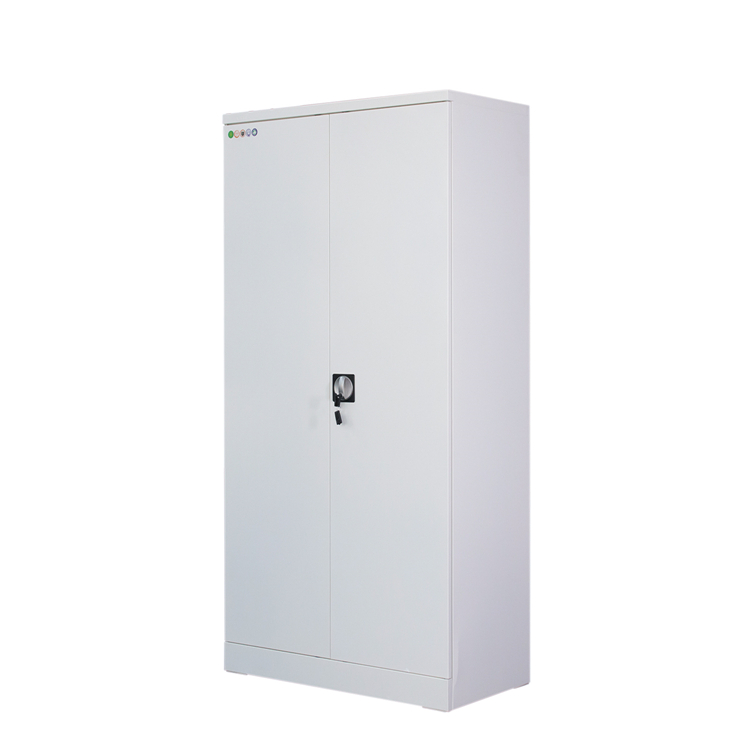 2 Doors 0.6mm Flat Filing Cabinets Office School Knock Down Steel File Storage