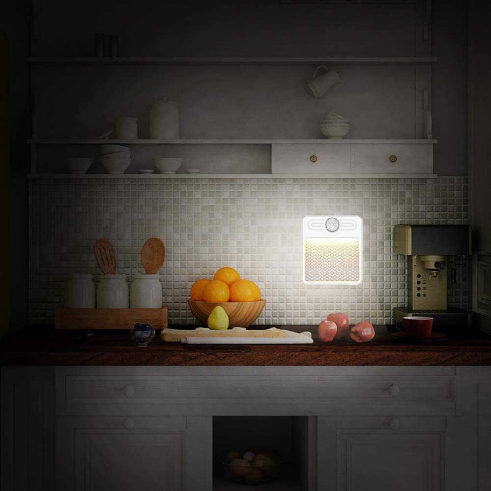 Indoor 1200mAH Wireless Led Motion Sensor Light / 0.8W Motion Activated Stick On Lights