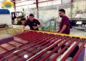 China Solar Energy Flat Glass Tempering Furnace 2000 * 3660 Mm 21 Loads / H Productivity wholesale