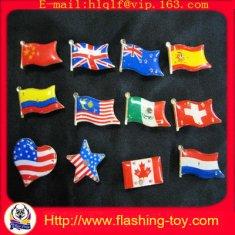 China LED Flag Badge Factory,Flash Badge Supplier wholesale