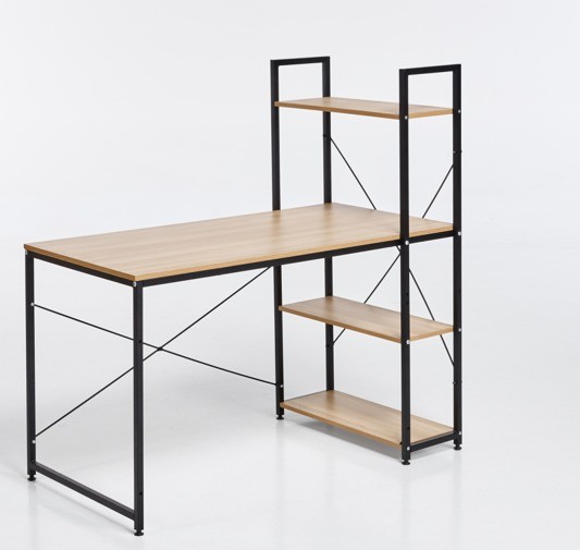 Functional Metal Dining Table for Office Desk in Simple Northern Europe Style