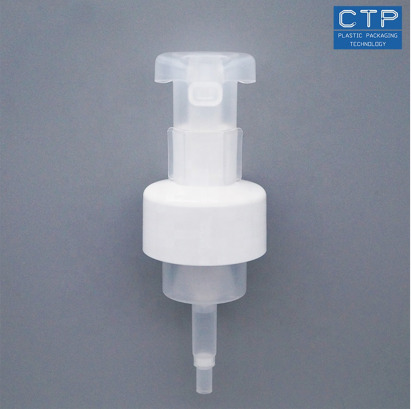 White Women Hair Remove Foam Dispensing PP Foam Pump Head For Bottles Hygienic And Convenient