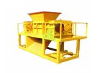 Silent Plastic Film Shredder Machine , Twin Shaft Plastic Scrap Shredder