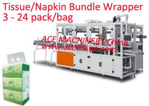 China Paper Napkin Facial Tissue Packing Machine 3 - 48 Bag/Bundle Full Automatic wholesale