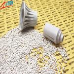 LED Thermal Conductive Nylon Granules Pellets Form White Plastic Heat Conduction