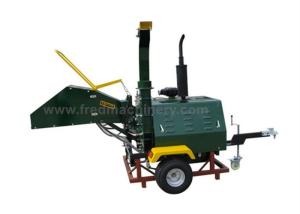 China Hydraulic Feeding Diesel Wood Chipper , 40HP Tree Shredders Chippers wholesale