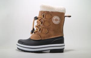 China Black Winter Medium Childrens Snow Boots Waterproof durable wholesale