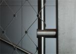 Stainless Steel Wire Rope Ferrule Mesh Black / Silver Excellent Heat Resistance