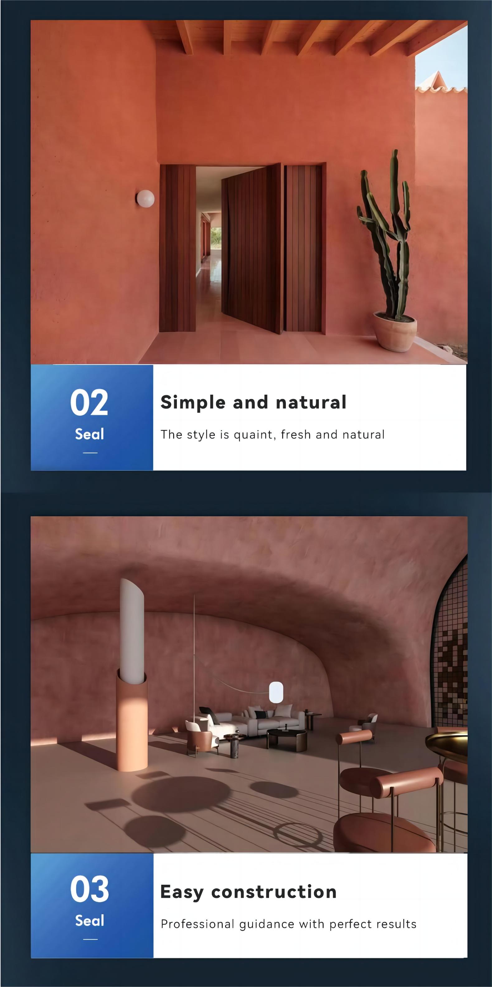 210° Rammed Earth Interior Wall Paint Environmentally-Friendly Close-to-Nature Coating